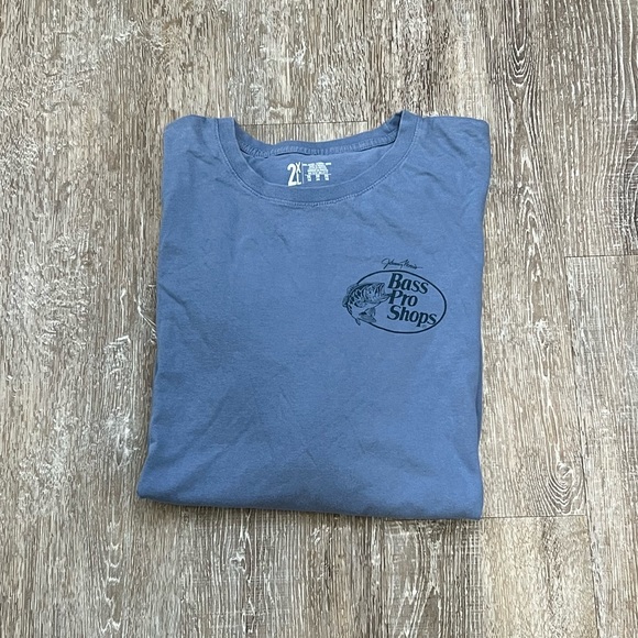 Bass Pro Shops Blue Short Sleeve Tee - Picture 5 of 5